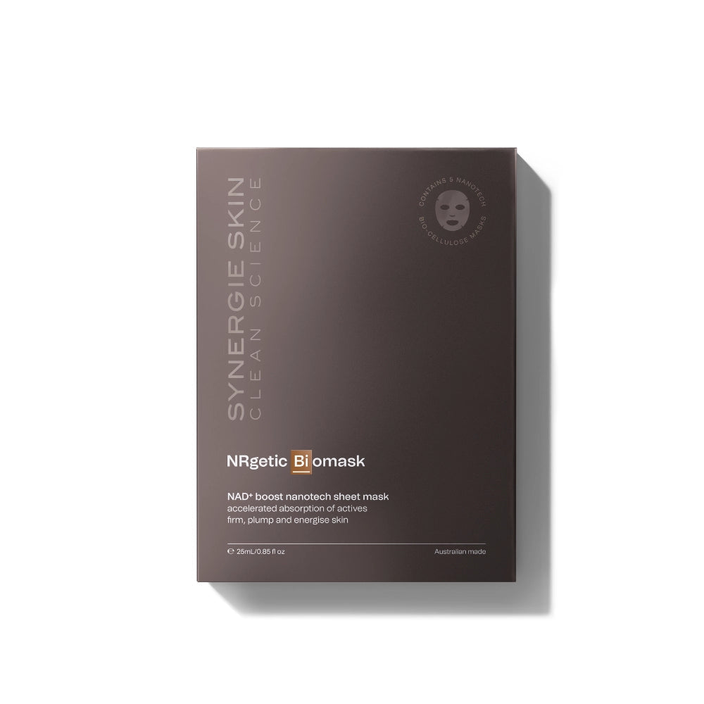 NRgetic Biomask (NAD+ boost nanotech sheet mask) Pack of 5