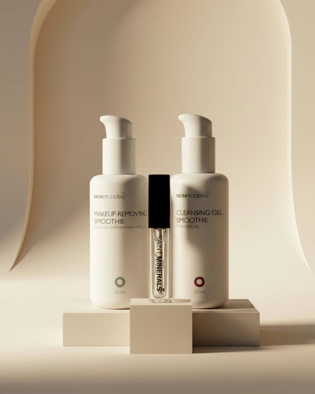 Skin Modern - Cleansing Duo w Free Saint Mineral Lip Gloss