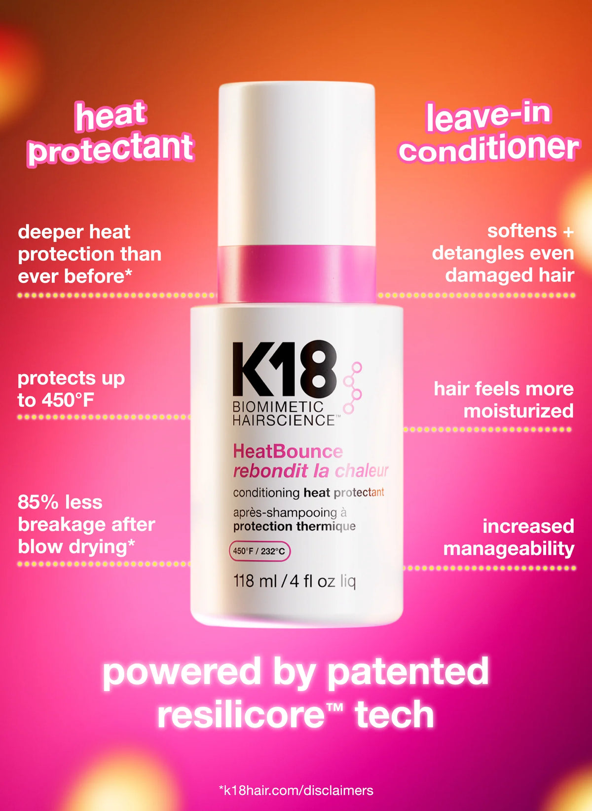 k18 - Heat Bounce - Heat Protectant