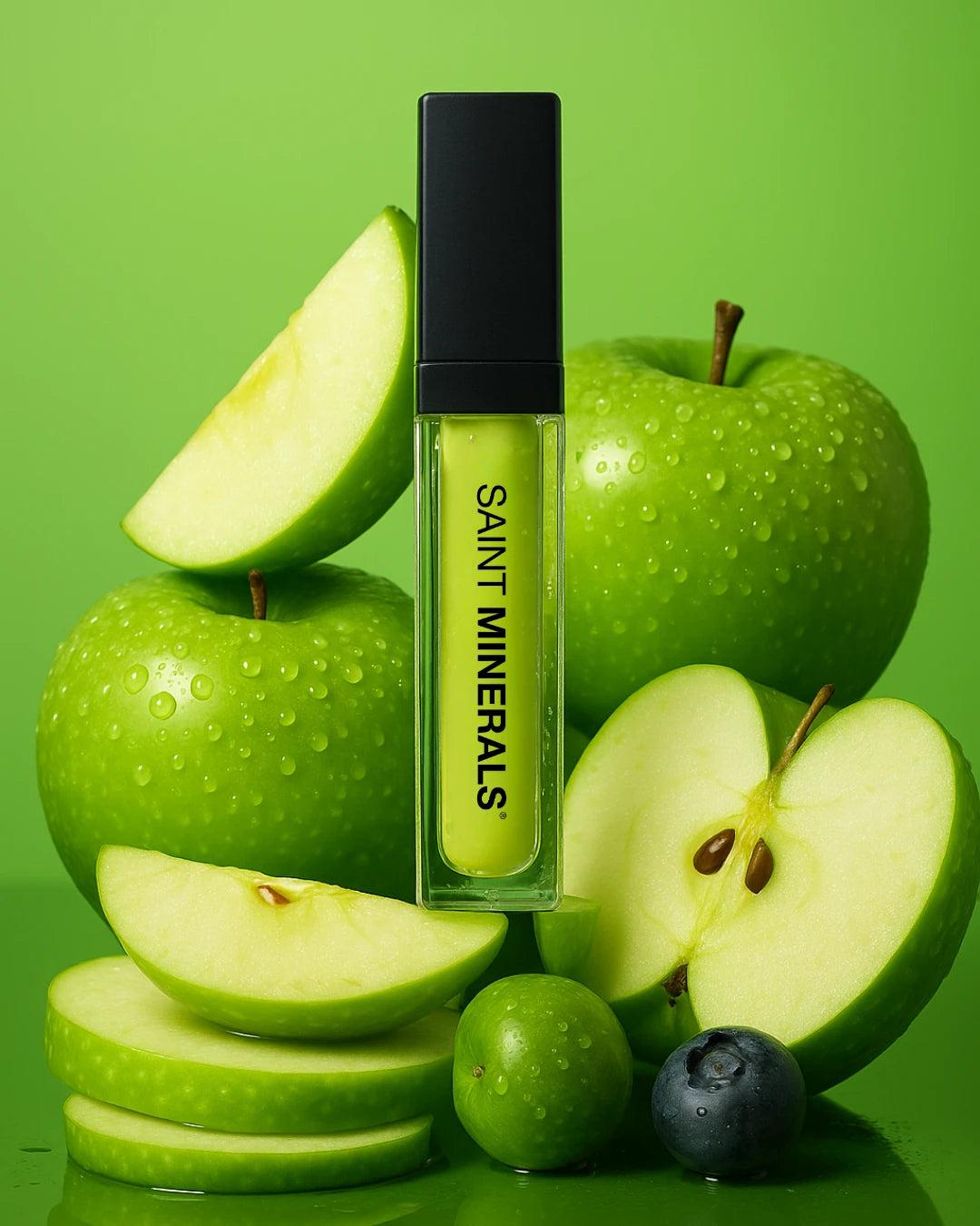 Saint Minerals - Plumping Lip Gloss - Henley - Green Apple
