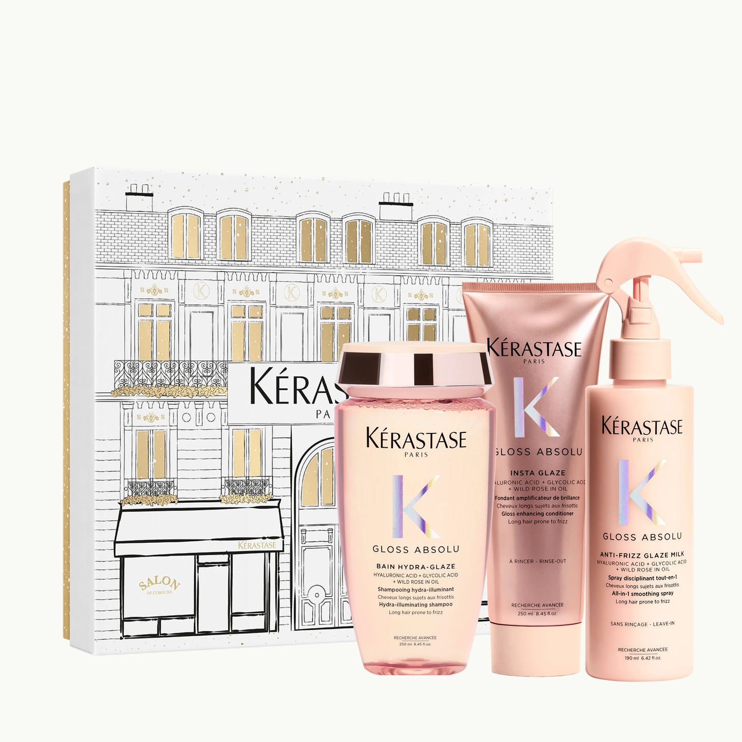 KERASTASE - GLOSS ABSOLU ANTI-FRIZZ ROUTINE HOLIDAY GIFT PACK