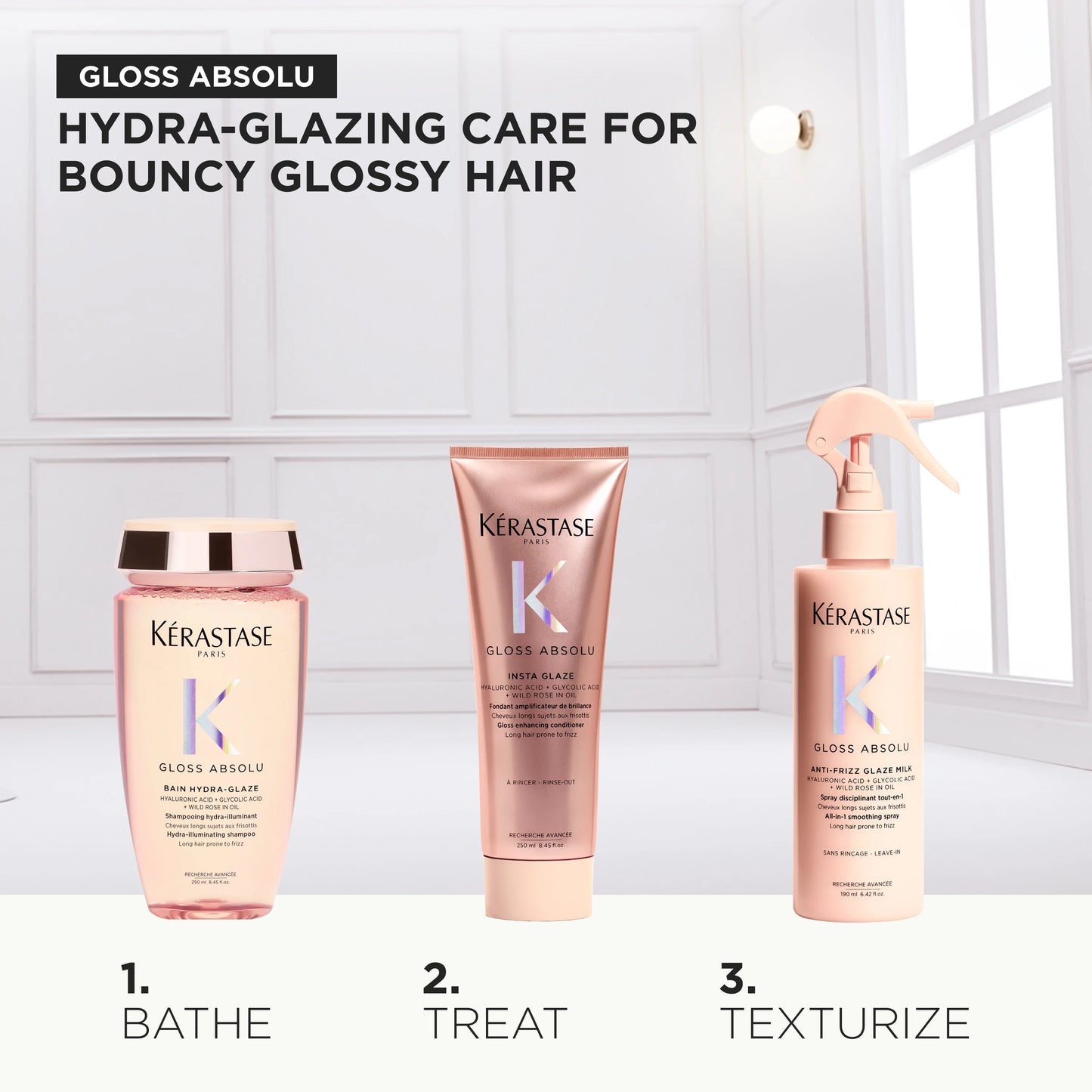 KERASTASE - GLOSS ABSOLU ANTI-FRIZZ ROUTINE HOLIDAY GIFT PACK