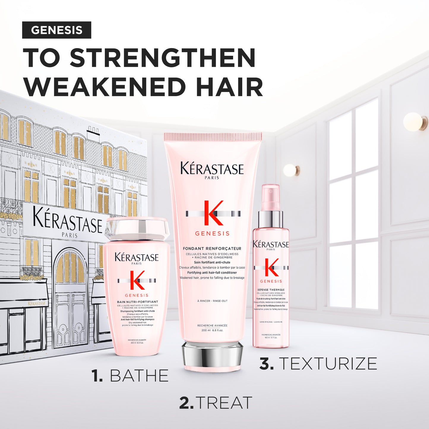 KERASTASE - GENESIS FORTIFYING ROUTINE HOLIDAY GIFT PACK