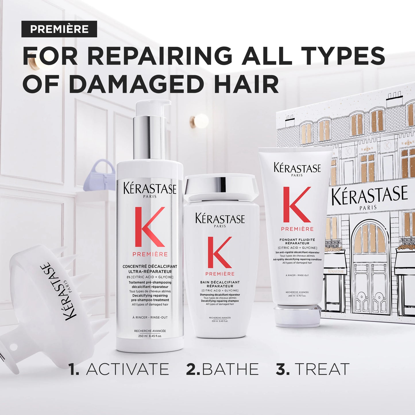 KERASTASE - PREMIÈRE DECALCIFYING AND REPAIRING ROUTINE HOLIDAY GIFT PACK