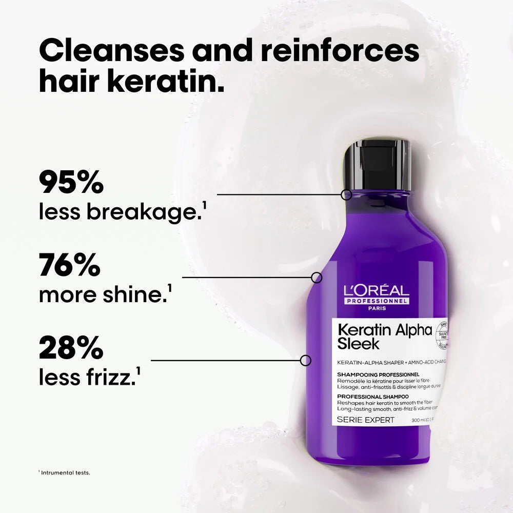 Loreal - Keratin Alpha Sleek Shampoo