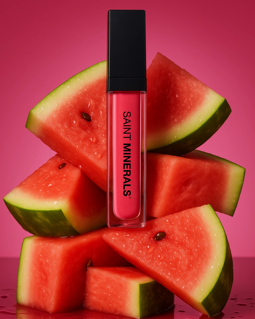 Saint Minerals - Plumping Lip Gloss - St Kilda - Watermelon